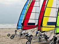 Strandzeilen teambuilding Vlaamse Kust