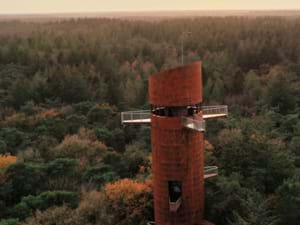 Bedrijfsuitje in het buitenland met overnachting en kampvuurgevoel in Forest Cabins Drents Friese Wold 