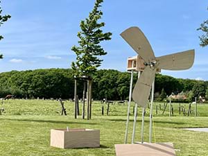 Windfarm CO2 voetprint teambuilding Limburg