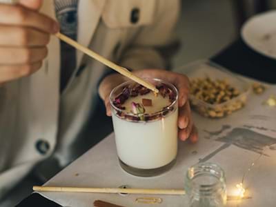 DIY thuisworkshop geurkaarsen maken (do it yourself) in Mechelen
